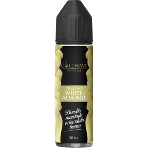 Goldwave White Almond Liquido Shot 20ml Biscotto Mandorla Cioccolato Bianco