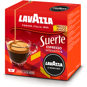 LAVAZZA Capsule originali  per Macchine Espresso A Modo Mio SUERTE 36CAPS, 0,12 kg