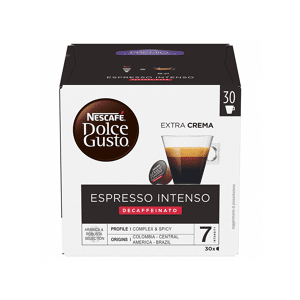 NESCAFE' DOLCE GUSTO Capsule Dolce Gusto Espresso Intenso Decaffeinato NDG INTENSO DEC MAGNUM, 0,112 kg