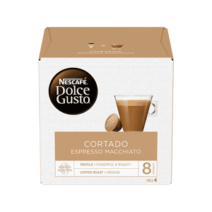 NESCAFE' DOLCE GUSTO - Confezione da 16 capsule per preparare tazze NDG CORTADO