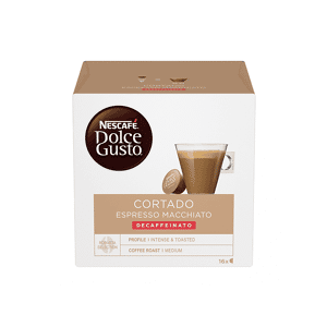 NESCAFE' DOLCE GUSTO Capsule Dolce Gusto Cortado Decaffeinato NDG CORTADO DECAFFEINATO