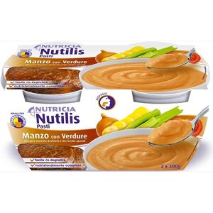 Nutricia Nutilus Pasto Manzo Con Verdure Ricco Di Proteine 2 Pezzi 300 g