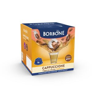 Caffè Borbone CAPPUCCIONE Capsule Compatibili Dolce Gusto : Confezione da Capsule 16 Capsule