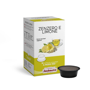 Sandemetrio ZENZERO E LIMONE Capsule Compatibili A Modo Mio : Capsule 16 Capsule