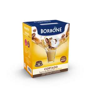 Caffè Borbone CORTADO CAFFÈ MACCHIATO Capsule Compatibili A Modo Mio : Confezione da Capsule 16 Capsule