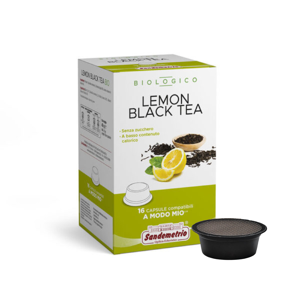 Sandemetrio LEMON BLACK TEA Capsule Compatibili A Modo Mio : Capsule 16 Capsule