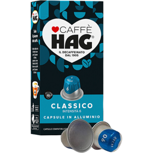 Caffè Hag HAG Decaffeinato Capsule in Alluminio Compatibili Nespresso : Capsule 200 Capsule