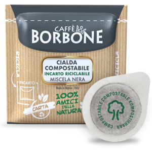 Caffè Borbone Miscela NERA Cialde ESE 44mm Compostabili : Cialde 1200 Cialde