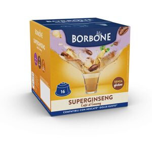 Caffè Borbone GINSENG Capsule Compatibili Dolce Gusto : Confezione da Capsule 16 Capsule