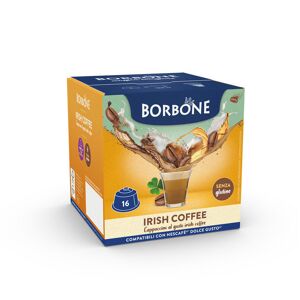 Caffè Borbone CAPPUCCINO IRISH COFFEE Capsule Compatibili Dolce Gusto : Confezione da Capsule 16 Capsule