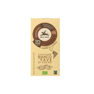 ALCE NERO Tavoletta Cioccolato Bianco Con Fave Di Cacao Bio 100 g