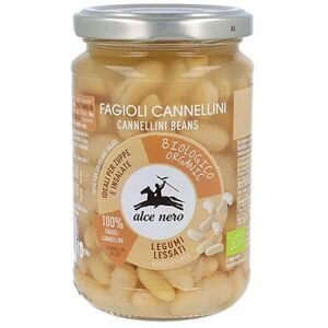 ALCE NERO Fagioli Cannelli Lessati Biologici 300 g