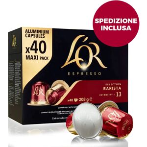 L'OR 200 Capsule Barista compatibili con sistema Nespresso®