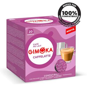 Gimoka 20 Capsule Caffelatte compatibili con sistema Caffitaly