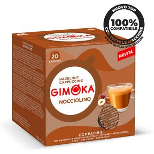 Gimoka 20 Capsule Nocciolino compatibili con sistema Caffitaly