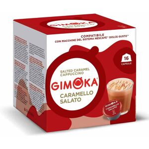 Gimoka 16 Capsule Caramello salato compatibili con sistema NESCAFÉ® Dolce Gusto®