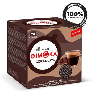 Gimoka 20 Capsule Cioccolata compatibili con sistema Caffitaly