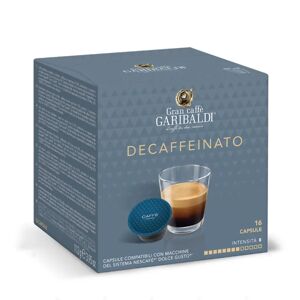 Garibaldi 16 Capsule Decaffeinato compatibili con sistema NESCAFÉ® Dolce Gusto®