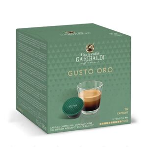 Garibaldi 16 Capsule Gusto Oro compatibili con sistema NESCAFÉ® Dolce Gusto®