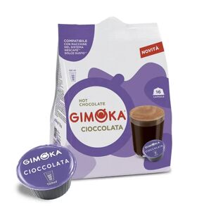 Gimoka 64 Capsule Dg Cioccolata compatibili con sistema NESCAFÉ® Dolce Gusto®