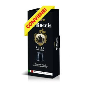 De Roccis 100 Capsule Elite 100% Arabica compatibili con sistema Nespresso®