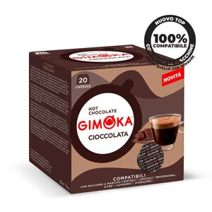 Gimoka 20 Capsule Cioccolata compatibili con sistema Caffitaly