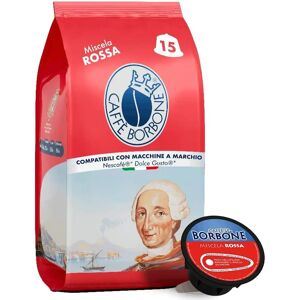 Caffè Borbone 90 Capsule Miscela Rossa compatibili con sistema NESCAFÉ® Dolce Gusto®