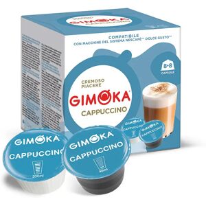 Gimoka 16 Capsule Cappuccino compatibili con sistema NESCAFÉ® Dolce Gusto®