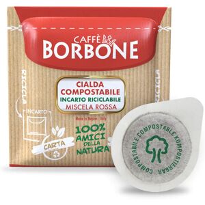 Caffè Borbone 50 Cialde Miscela Rossa compatibili con sistema ESE 44mm