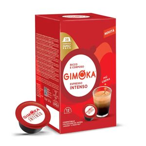 Gimoka 144 Capsule Intenso compatibili con sistema Lavazza a Modo Mio