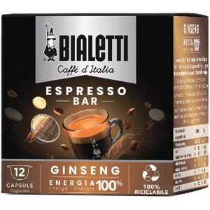 Bialetti 12 Capsule Ginseng compatibili con sistema Mokespresso