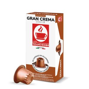 Caffè Bonini 100 Capsule Gran Crema Alluminio compatibili con sistema Nespresso®