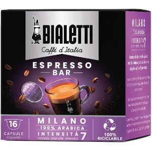 Bialetti 16 Capsule Milano compatibili con sistema Mokespresso