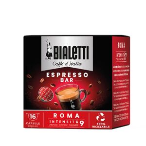 Bialetti 16 Capsule Roma compatibili con sistema Mokespresso