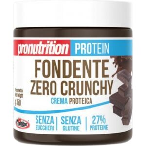 Pronutrition Nut Zero Fondente Zero Crunchy 350 g Crema spalmabile 25% Proteine