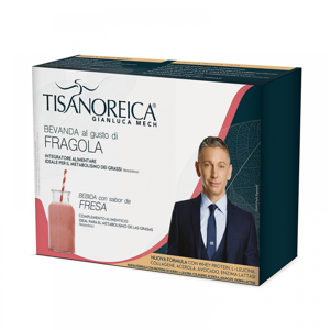 Tisanoreica Bevanda al gusto Fragola 4 Pat