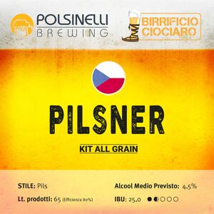 Polsinelli Kit all grain PILSNER per 65 L