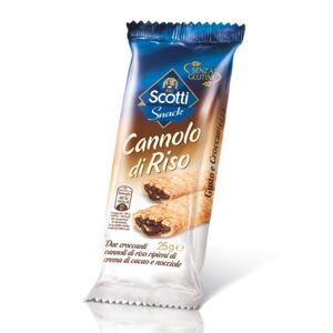 Riso Scotti Spa Scotti Snack Cannolo Cioc 25g