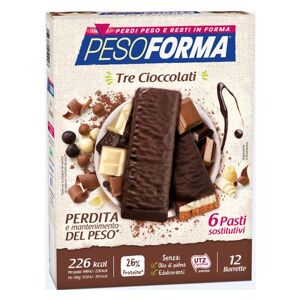 Nutrition & Sante' Italia Spa Pesoforma Barr 3 Cioccolati