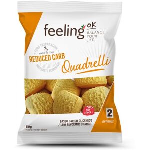 Feeling Ok Quadrelli Biscotti Gusto Arancia Optimize 50g