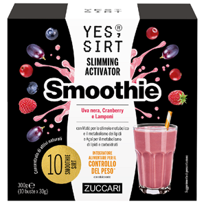 Zuccari Yes Sirt Slimming Activator Integratore Smoothie Uva Nera Mirtilli E Lamponi 10 Buste