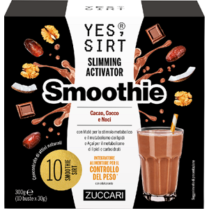 Zuccari Yes Sirt Slimming Activator Integratore Smoothie Cacao Cocco E Noci 10 Buste