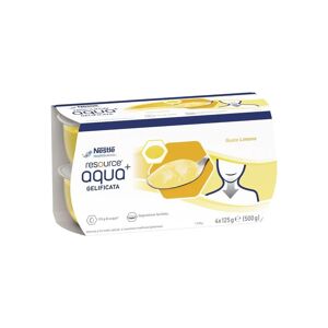 Nestle' Nestlè Resource Aqua+ Gelificata Gusto Limone 4x125g