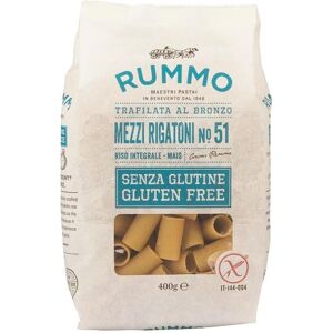 Rummo Spa Rummo Mezzi Rigatoni N51 Pasta Senza Glutine 400g