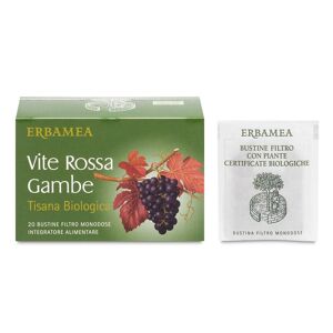 Erbamea Vite Rossa Gambe Tisana Biologica 20 Bustine