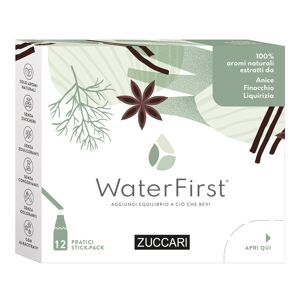 Zuccari Waterfirst Anice Finocchia Liquirizia 12 Stick Pack