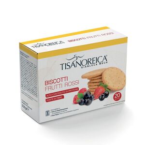 Gianluca Mech Spa Tisanoreica Biscotti Frutti Rossi 20 Pezzi - Biscotti Proteici con Fibre