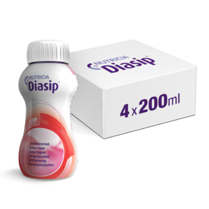 Danone Nutricia Spa Soc.Ben. Diasip Fragola 4x200 ml - Bevanda per Diabetici a Basso Indice Glicemico