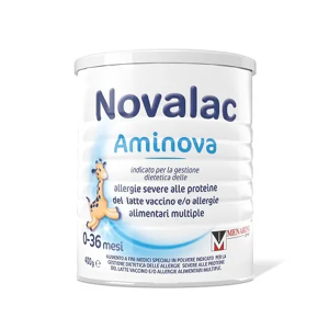 Menarini Comm Novalac Aminova Dalla Nascita 400g - Alimento Medico Speciale per Allergie Alle Proteine del Latte