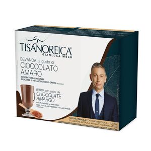 Gianluca Mech Spa Tisanoreica Bevanda Cioccolato Amaro 4x34g - Bevanda Al Gusto Di Cioccolato Amaro